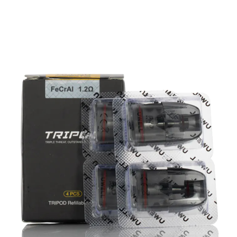 کارتریج تری پاد یوول - کارتریج تری پاد یوول UWELL TRIPOD CARTRIDGE:
کارتریج تری پاد از برند یوول سازگار با  پاد سیستم تری پاد یوول می‌باشد. نحوه اتصال این کارتریج به صورت مغناطیسی بوده و دارای ظرفیت مخزن 2 میلی لیتر می‌باشد. همچنین این کارتریج دارای کویل 1.2 اهم می‌باشد .
هر کارتریج ، از نوعی پلاستیک به نام PCTG ساخته م ...