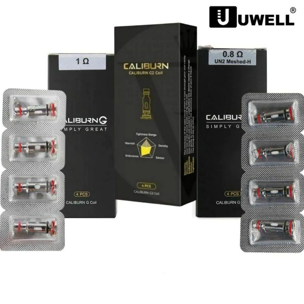 کویل کالیبرن جی و جی2 یوول - کویل کالیبرن جی و جی2 یوول - UWELL CALIBURN G COIL :
 
کویل کالیبرن جی و جی 2 در سه نوع متفاوت طراحی شده که در ادامه به توضیح آن‌ها می‌پردازیم:
 
کویل با مقاومت 0.8 اهم
مقاومت : 0.8 اهمتک حفرهجنس کویل : استیل ضد زنگ طعم رسانی فوق‌العادهتوان : 13 تا 18 وات
کویل با مقاومت 1.0 اهم
مقاومت : 1.0 ا ...